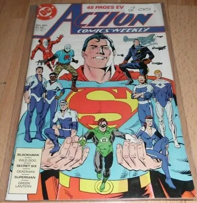 Buy Action Comics (1938 DC) #601...Published Aug 1988 By DC • 7.95£