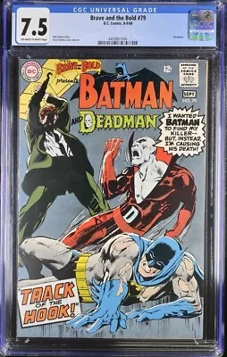Buy Brave And The Bold 79 8-9/68 D.C. Comics CGC 7.5 • 98.83£