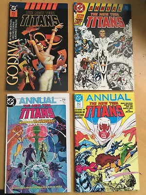 Buy New TEEN TITANS Annuals 1,2,3,4,5,6,7,8,9,10,11. DC 1985 -1995 Incl ELSEWORLDS + • 39.99£