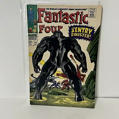 Buy 1967 Fantastic Four Comic Book..vol.1..no.64..marvel.. The Sentry Sinister !!!!! • 15.98£