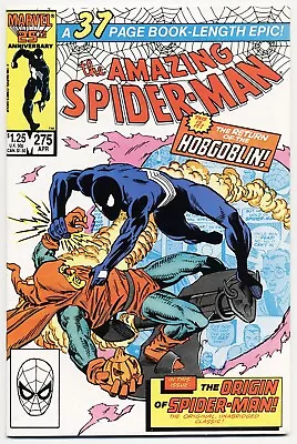 Buy Amazing Spider-Man #275 (1986, Marvel) Return Of Hobgoblin, Retelling Of Origin • 11.06£
