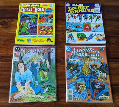 Buy DC Comic Bundle Annuals - Brave Bold 1 Secret Origins 8 Green Arrow Adventures • 14.99£