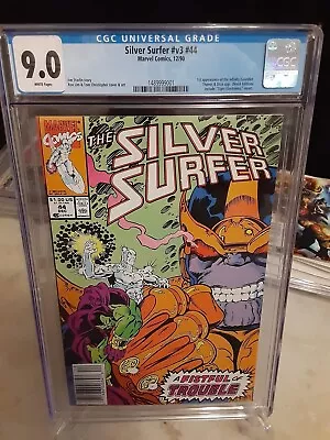 Buy Silver Surfer Volume 3 #44 - 1st Infinity Gauntlet CGC 9.0 Newsstand • 78.87£