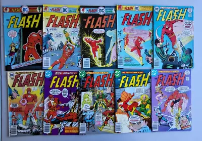 Buy The Flash Lot Of 10 Mid-grade Comics 240-250 Bronze Age, Missing #243 • 20.62£