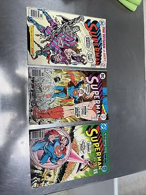Buy Superman DC Comic Book Lot Issue NO. 305, 307 & 308 • 6.40£
