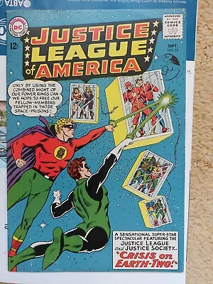 Buy Justice League Of Americs Number 22 In Vg+ Crisis On Earth Two • 60£