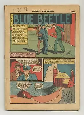Buy Mystery Men Comics #11 Coverless 0.3 1940 • 175.21£