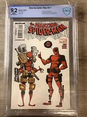 Buy Amazing Spider-Man #611 2009 Marvel  A Skottie Young Deadpool Cover CBCS 9.2 • 78.64£