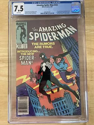 Buy Amazing Spider-Man #252 Newsstand Copy CGC 7.5 • 159.90£