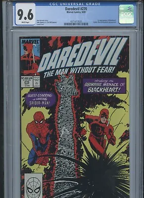 Buy Daredevil #270 1989 CGC 9.6 (1st App Of Blackheart) • 48.21£