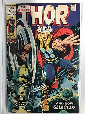 Buy Thor#160-lower Grade Marvel Silver Age Key-galactus Vs Ego - Kirby/lee Classic • 40.17£