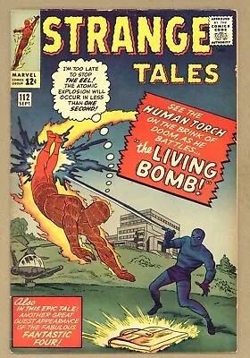 Buy Strange Tales 112 VG Human Torch 1st App EEL! Ditko 1963 Marvel Comics W487 • 54.55£