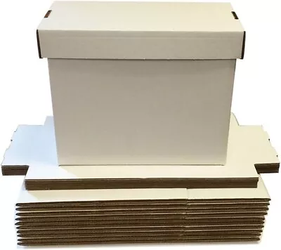 Buy 10 Short Comic Storage Boxes NEW Cardboard Max Pro Quality Archival Storage Box • 56.91£