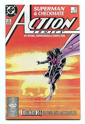 Buy Action Comics #598 - 1st App Checkmate - Byrne - High Grade Unread - 1988 • 4£