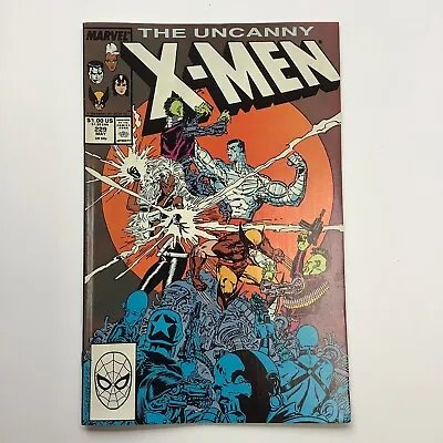 Buy Marvel Comics Uncanny X-Men #229 (1st App Of Gateway, Reavers) 1988 • 3.99£
