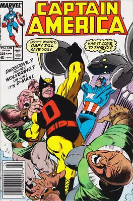 Buy Captain America (1st Series) #328 (Newsstand) VG; Marvel | Low Grade - Mark Grue • 9.52£
