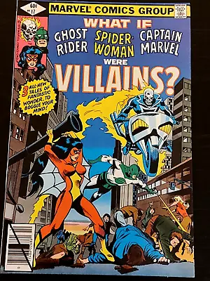 Buy What If Ghost Rider Spider Woman Captain Marvel Were Villains #17 Marvel 1979 • 9.99£