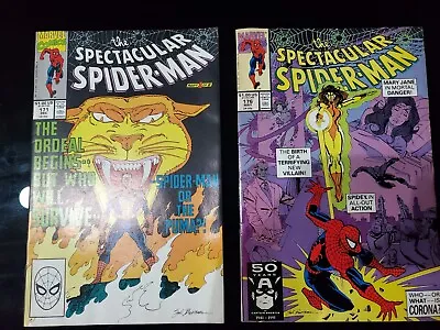 Buy Spectacular Spider-Man #179  (1991)  Rare, S.S Man #171 (1990) • 39.97£