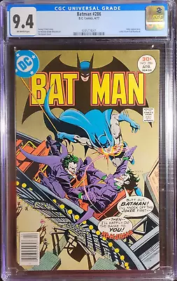 Buy 1977 Batman 286 CGC 9.4 Joker Cover • 154.03£