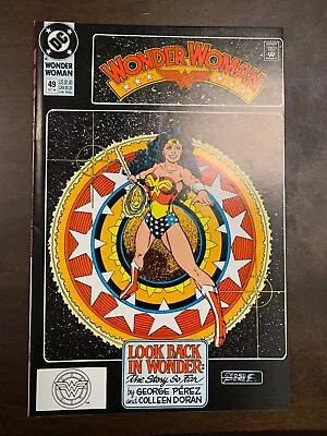 Buy Wonder Woman  #49 Dc Comics 1990 George Perez  Vf • 4£
