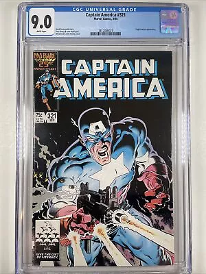 Buy Captain America #321 CGC 9.0 Flag Smasher Appearance SPEC BOOK!! 1st ULTIMATUM • 30.38£