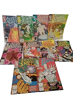 Buy Silver Surfer Vol 3 Bundle: #5 6 7 8 9 16 17 18 34 36 G/VG 1987 1988 1989 1990 • 0.99£