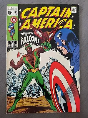 Buy Captain America #117. The Coming Of The Falcon Pre- Owned • 239.06£