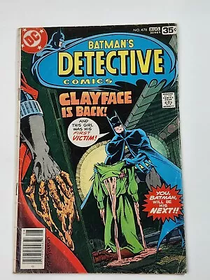 Buy Detective Comics 478 NEWSSTAND Batman DC Comics Bronze Age 1978 • 13.58£