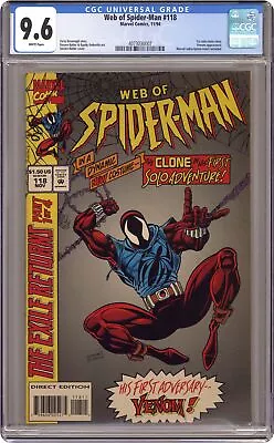 Buy Web Of Spider-Man #118D CGC 9.6 1994 4073030007 • 162.07£