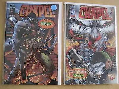 Buy CHAPEL #s 5 & 6 : COMPLETE 2 ISSUE Image 1995 SPAWN STORY By A Host Of Creators • 6.49£