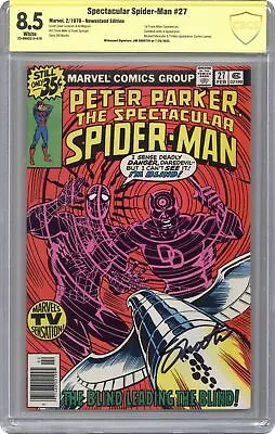 Buy Spectacular Spider-Man Peter Parker #27 CBCS 8.5 Newsstand SS Jim Shooter 1979 • 87.95£