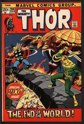 Buy Thor #200 9.0 // Marvel Comics 1972 • 79.95£