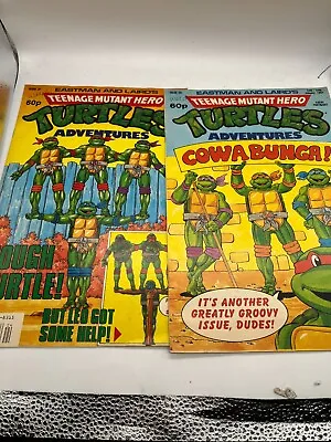 Buy Teenage Mutant Ninja Turtles Adventures 2 X 1991 Comics Eastman & Laird's (06) • 4.99£