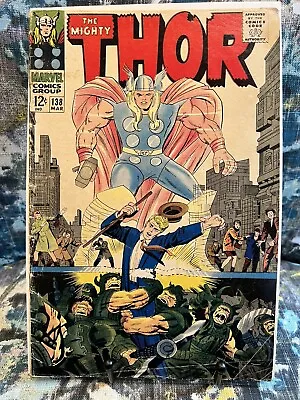 Buy Mighty Thor #138 1967 Silver Age Marvel Comics A Stan Lee & Jack Kirby Classic! • 13.66£