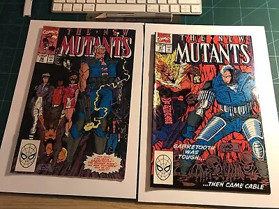 Buy The New Mutants #90 #91 Marvel Comics 1980s • 8£