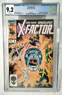 Buy X-Factor # 6 Marvel Comics, 7/1986 CGC 9.2 White Pages • 63.73£