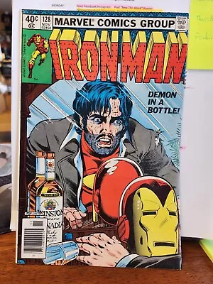 Buy IRON MAN #128 (Marvel Comics, 1979) Iconic Alcoholism Cover – 8.0 Condition • 67.52£