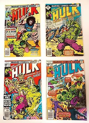 Buy The Incredible Hulk #211 212 213 215 Comics Lot 1977 1st Druid/Constrictor/Jack • 39.49£