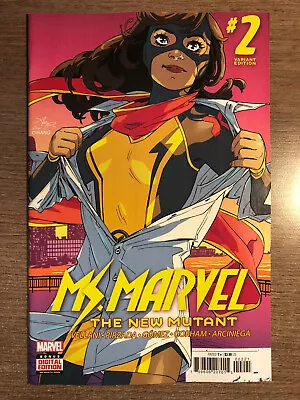 Buy Ms. Marvel The New Mutant #2 - Homage Variant - 1st Print - Marvel (2023) • 3.64£