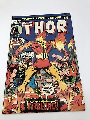 Buy THE MIGHTY THOR 225, 1st Firelord Appearance , MARVEL VALUE STAMP Intact • 74.34£
