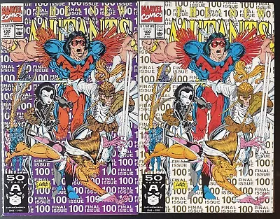 Buy New Mutants #100 + #100 Variant 2nd Print! KEY 1st Appearance Of X-Force! MCU • 3.95£