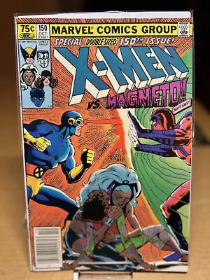 Buy Uncanny X-men #150 NM, White Pages, NEWSSTAND, Magneto Key CGC It! (1981)C • 39.53£