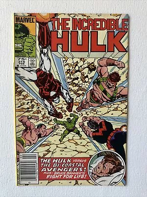 Buy Incredible Hulk 316 NEWSSTAND -BYRNE 1986 NM/ NM+ • 4.40£