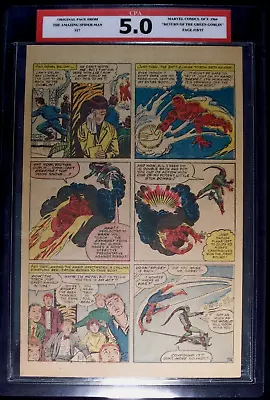 Buy Amazing Spider-Man #17 CPA 5.0 Single Page #18/19  2nd Green Goblin Ditko Art • 55.33£