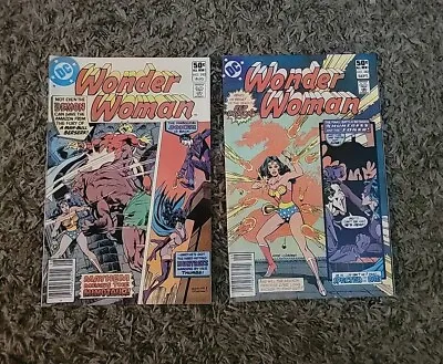 Buy DC Wonder Women 2 Comic Lot #282 & #283 1981 • 12.06£