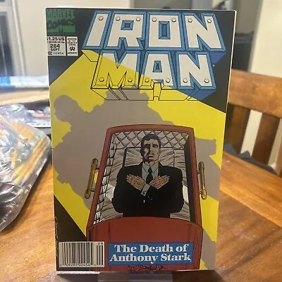 Buy Marvel Comics Iron Man #284 1st Rhodey Rhodes In War Machine Armor Newsstand '92 • 11.99£