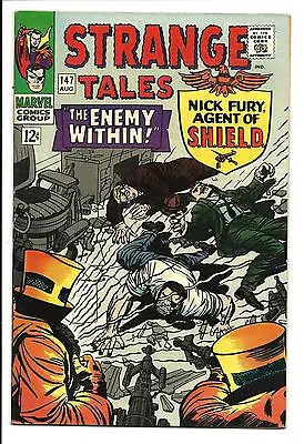 Buy STRANGE TALES # 147 (Nick Fury/Dr. Strange, KIRBY Cvr, 1st App KALUU, 1966) FNVF • 24.95£