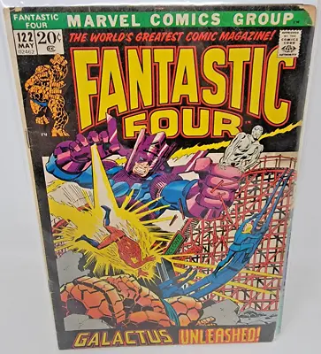 Buy Fantastic Four #122 Galactus & Silver Surfer Appearance *1972* 4.0* • 11.85£