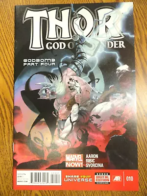 Buy Thor God Of Thunder #10 Godbomb Pt 4 NM Gorr Butcher King Love 1st Print Marvel • 34.50£