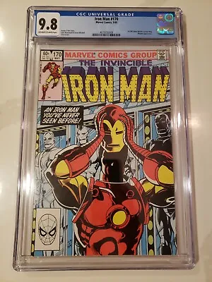 Buy Iron Man 170 CGC 9.8 Ow/w Marvel Comics 1983, 1st Jim Rhodes As Iron Man • 260.89£